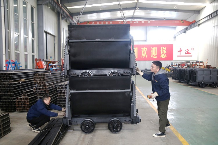 China Coal Group a envoyé un lot de wagons de mine à bascule à Guizhou